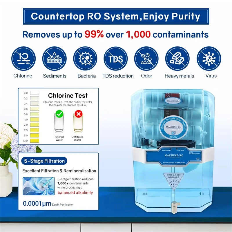 75gpd 100gpd 6 Stage RO Water Purifier 75gpd 100gpd 6 Stage RO Water Purifier